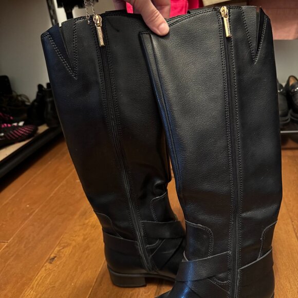 Karl Lagerfeld Paris Black Riding Boots | Size 7 | VGUC - Picture 5 of 8